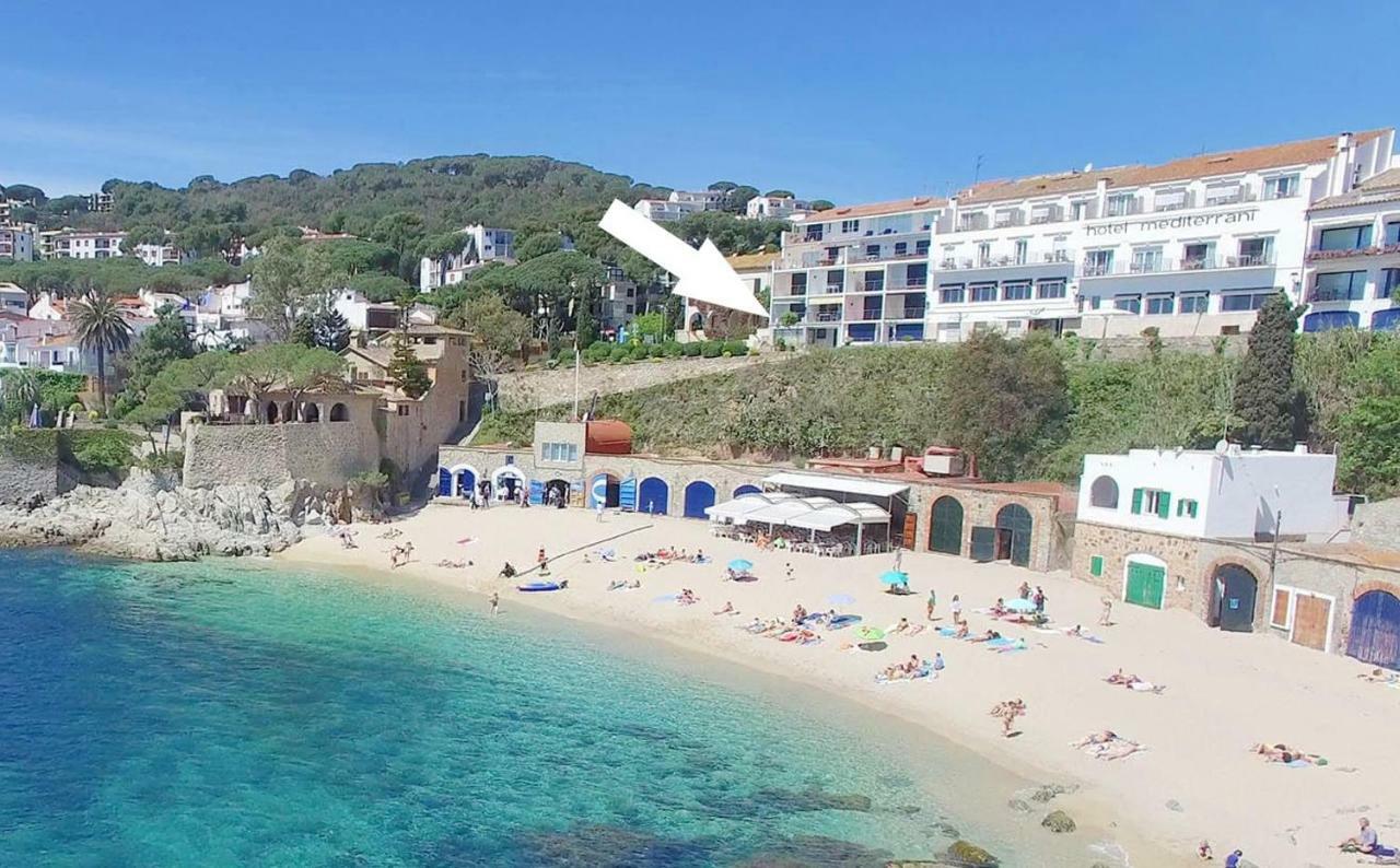 Apartamento Frente Al Mar En La Mejor Ubicacion De Calella กาเลญา เด ปาลาฟรูเจล ภายนอก รูปภาพ